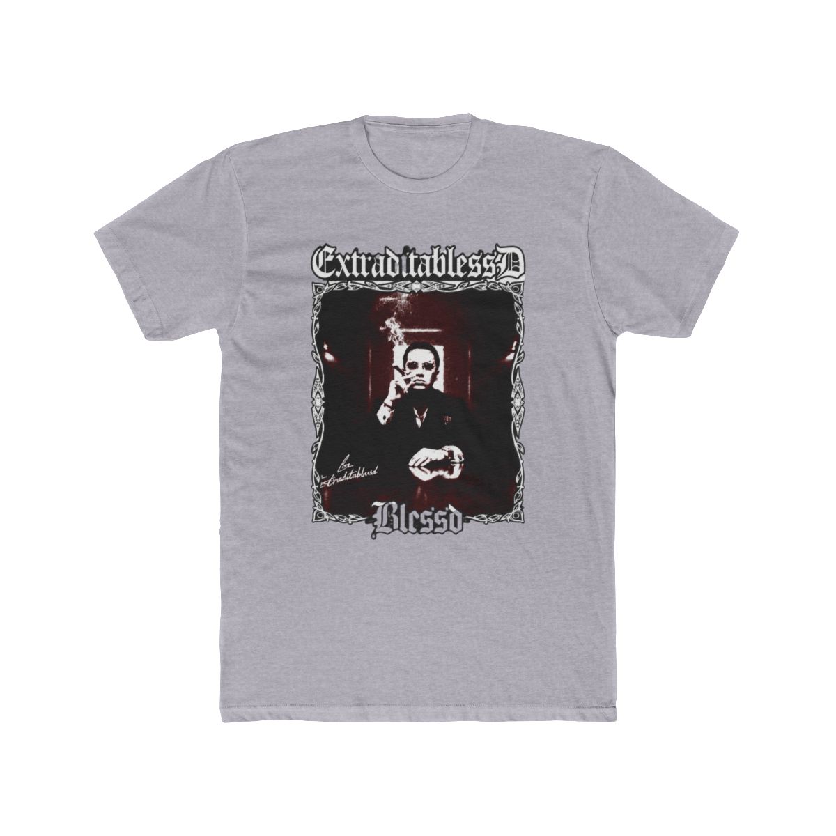 Grunge Style Colombian Rapper T Shirt | Blessd - alternate angle 5, merchandise