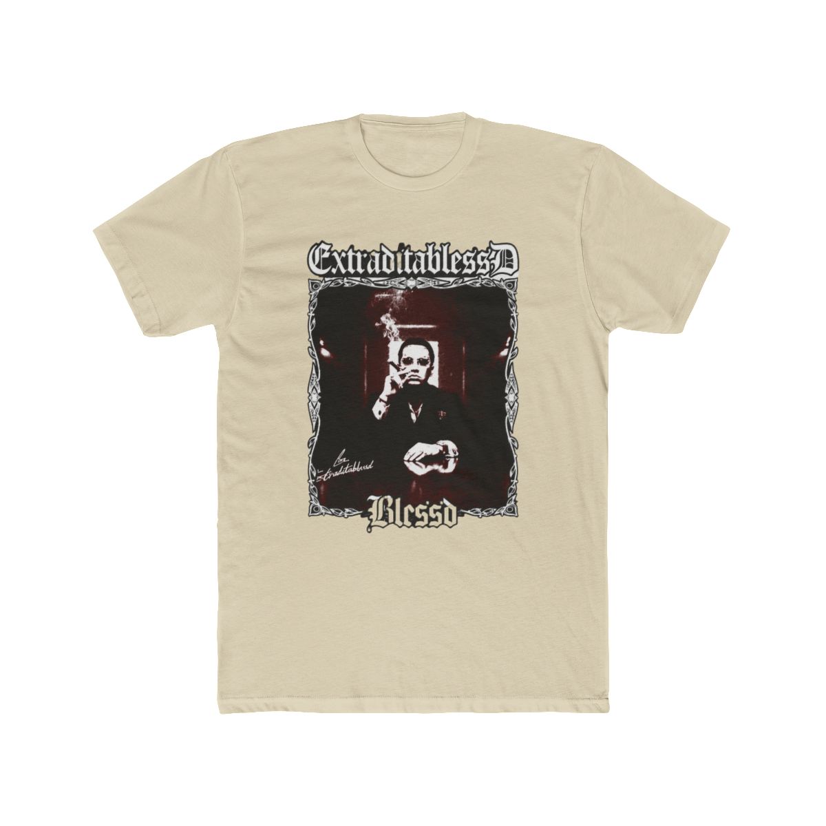 Grunge Style Colombian Rapper T Shirt | Blessd - alternate angle 4, merchandise