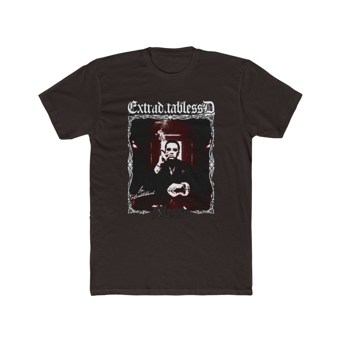 Grunge Style Colombian Rapper T Shirt | Blessd - alternate angle 3, merchandise