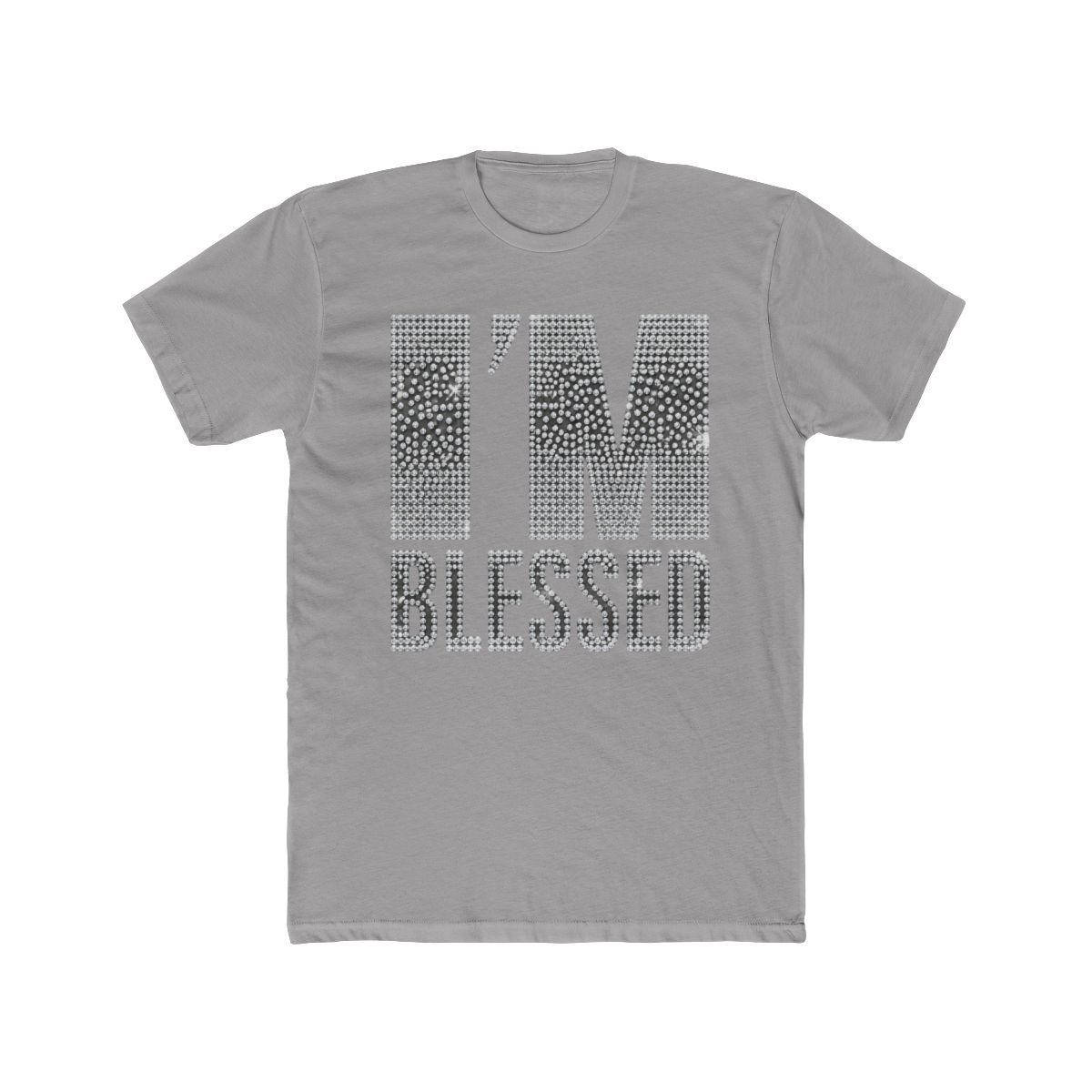Blessed Rhinestone Graphic Funny Cute Tops Letter Print Casual Loose Summer T Shirt | Blessd