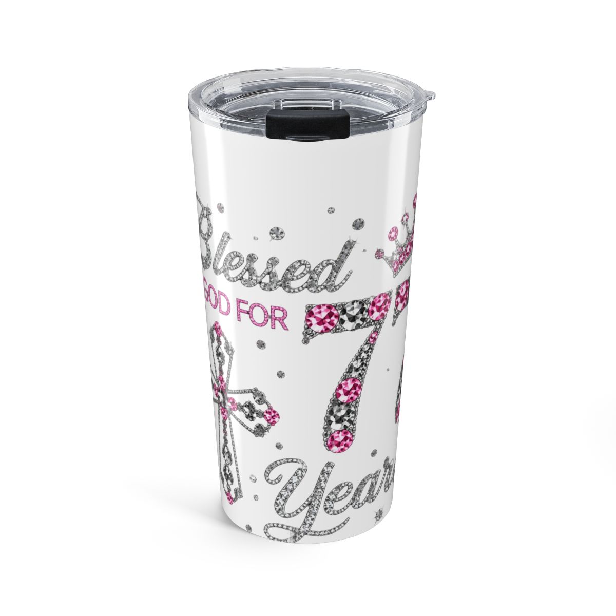 Blessed by God For 77 Years Old 77th Birthday Gift For Women Stainless Steel Insulated Tumbler | Blessd - Official t-shirts merchandise