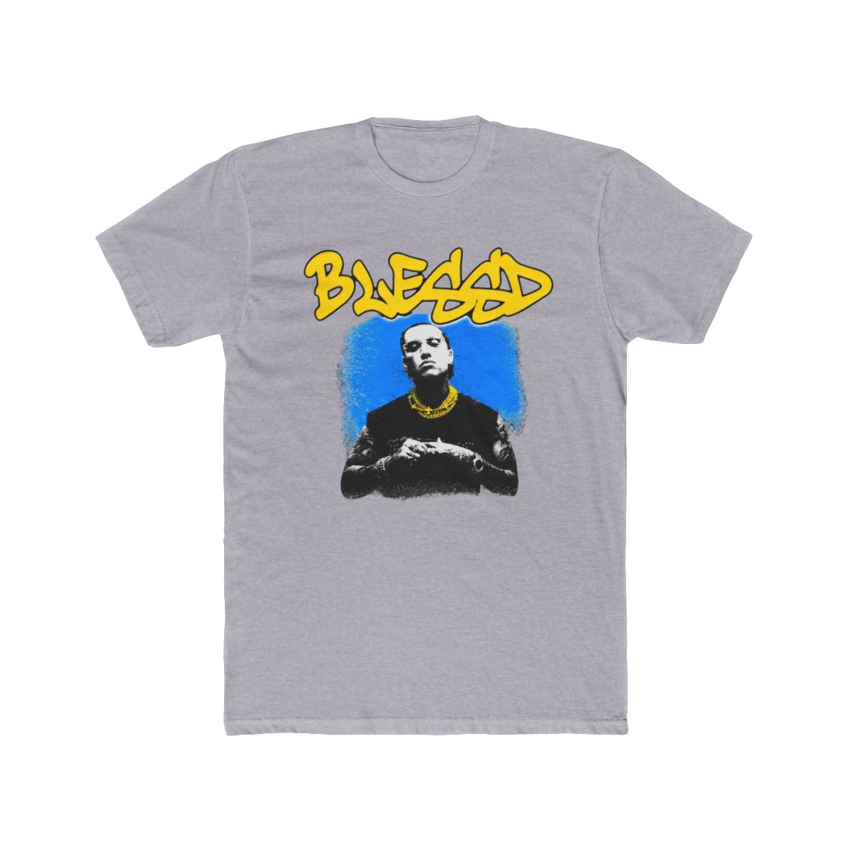 Glow Style Colombian Rapper T Shirt | Blessd - alternate angle 3, merchandise