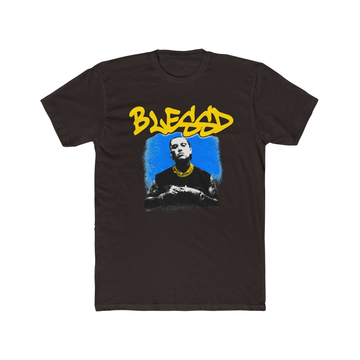 Glow Style Colombian Rapper T Shirt | Blessd - alternate angle 2, merchandise
