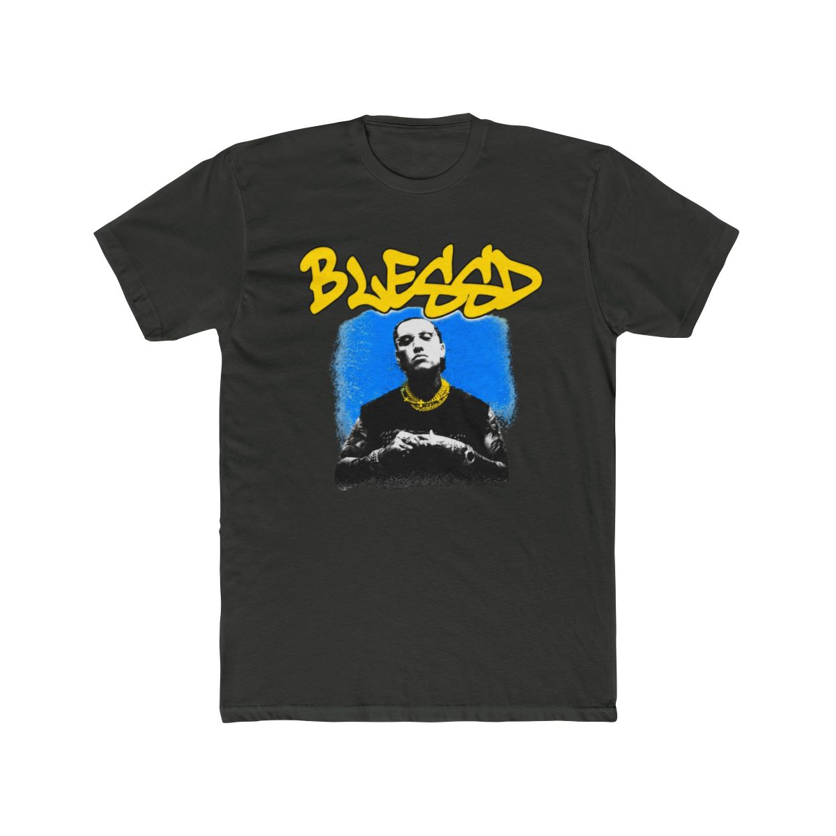 Glow Style Colombian Rapper T Shirt | Blessd - alternate angle 5, merchandise