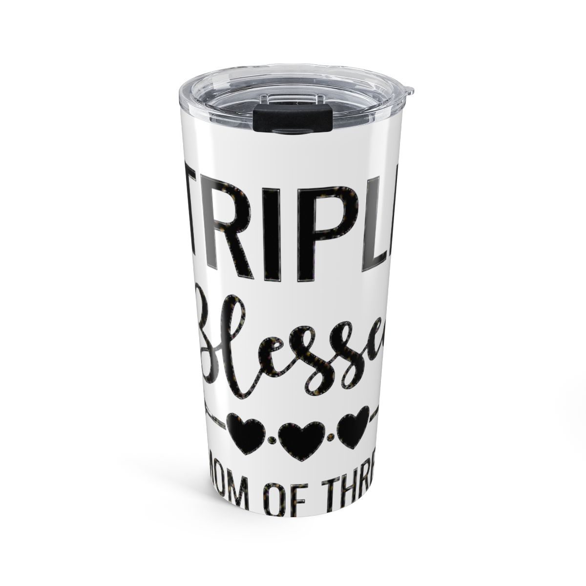 Triple Blessed Mom Of Three Boys Girls Kids Blessed Mother Stainless Steel Insulated Tumbler | Blessd - Official t-shirts merchandise