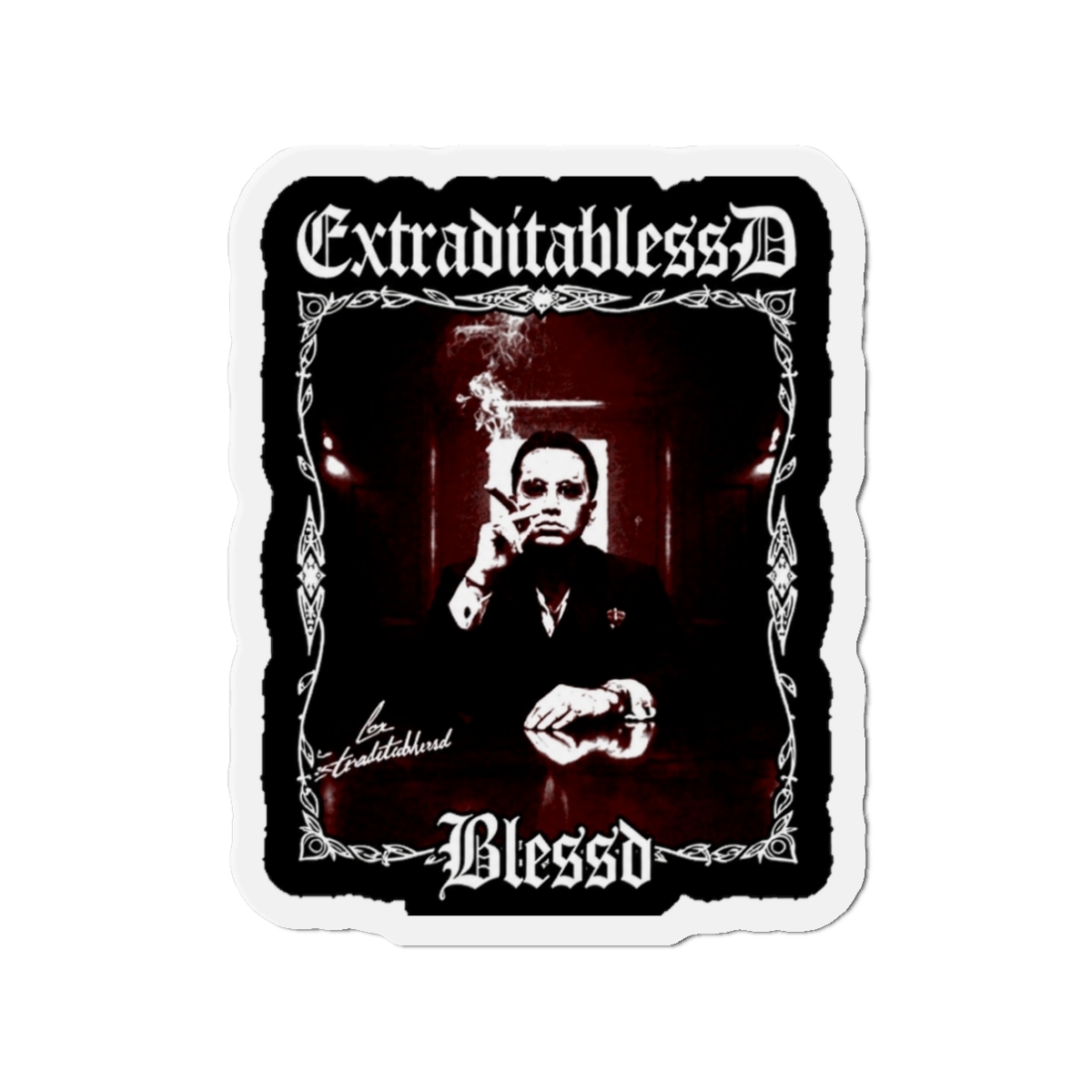 Grunge Style Colombian Rapper Magnet | Blessd - alternate angle 1, merchandise