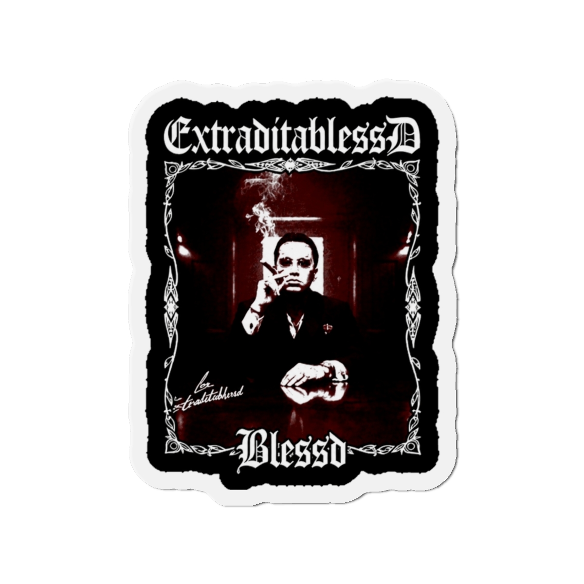 Grunge Style Colombian Rapper Magnet | Blessd - alternate angle 3, merchandise