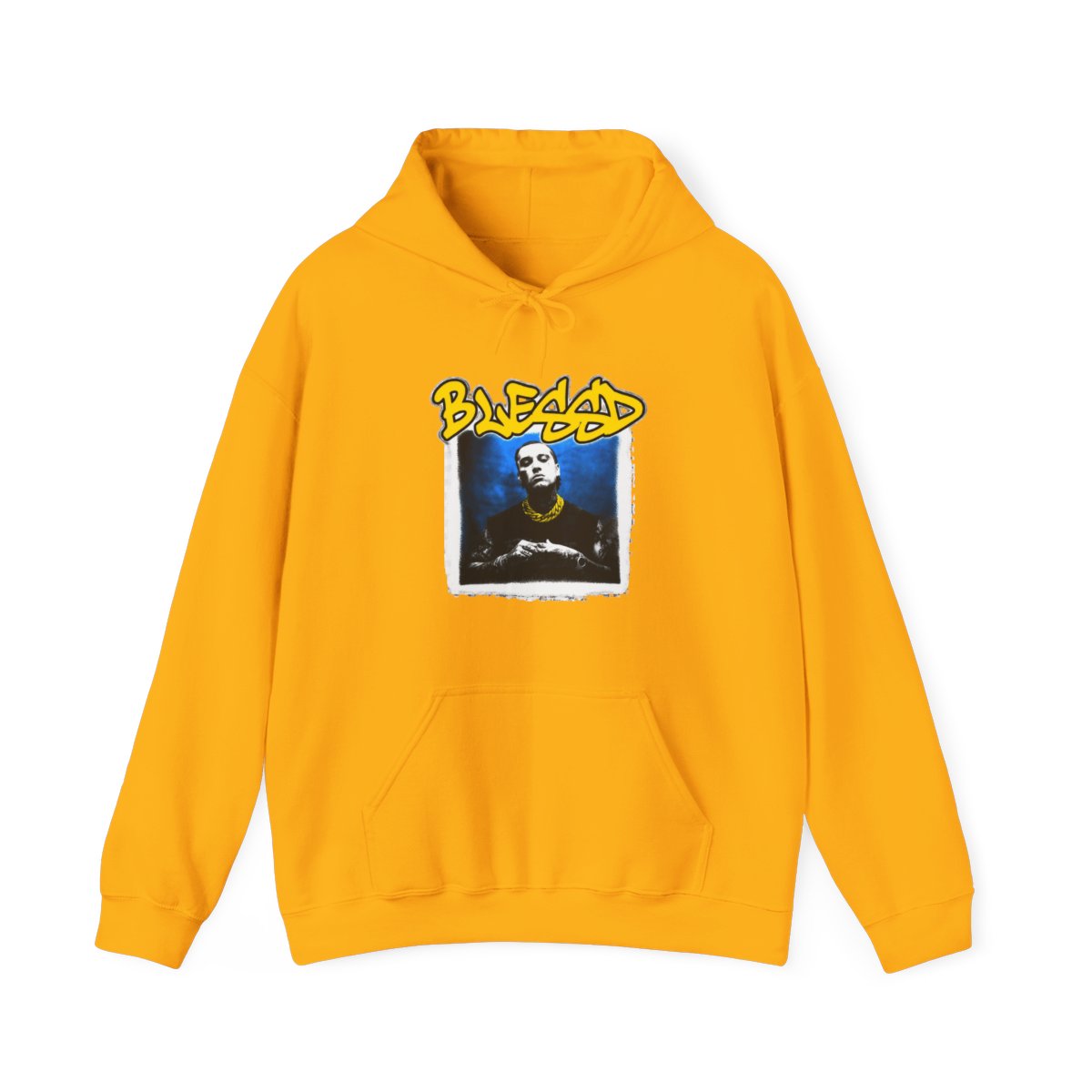 Glow Style Colombian Rapper Hoodie | Blessd - alternate angle 2, merchandise