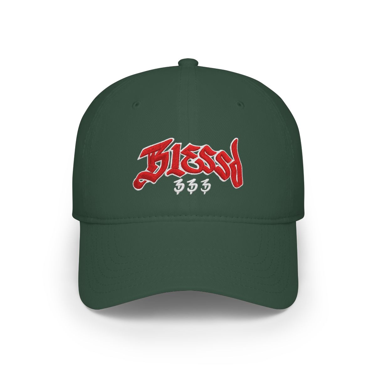 Checkered "Blessd" Hat - alternate angle 4, merchandise