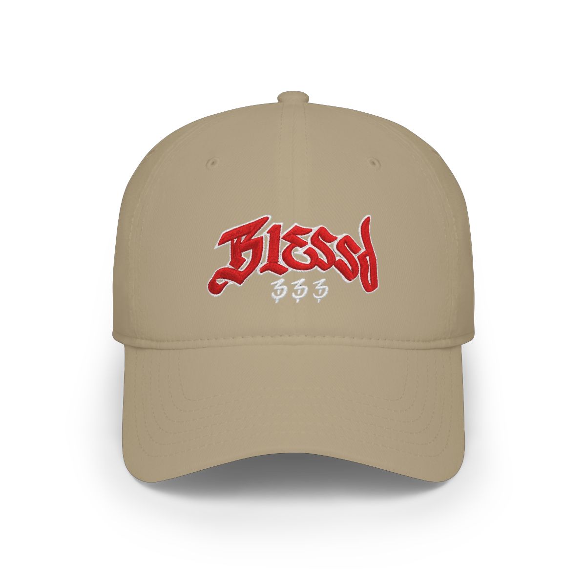 Checkered "Blessd" Hat - alternate angle 3, merchandise